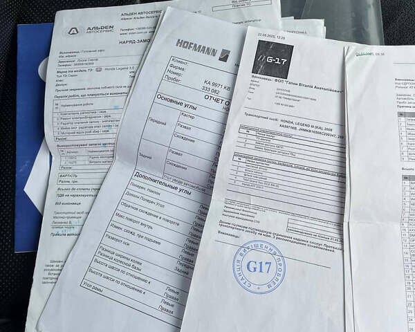 Черный Хонда Легенд, объемом двигателя 3.47 л и пробегом 335 тыс. км за 5500 $, фото 17 на Automoto.ua