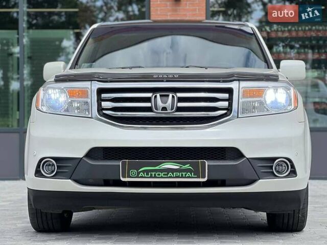 Хонда Пилот 2014 в Киеве на Automoto.ua Белый Хонда Пилот, объемом двигателя 3.5 л и пробегом 262 тыс. км за 12990 $, фото 3 на Automoto.ua