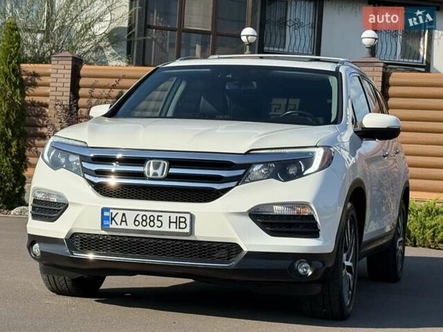 Белый Хонда Пилот, объемом двигателя 3.47 л и пробегом 74 тыс. км за 24300 $, фото 1 на Automoto.ua