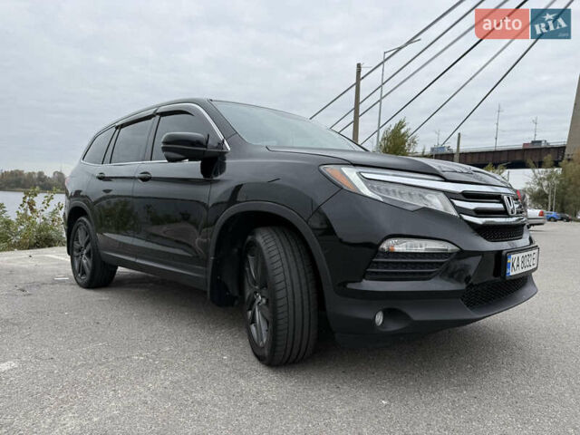 Черный Хонда Пилот, объемом двигателя 3.47 л и пробегом 162 тыс. км за 22000 $, фото 3 на Automoto.ua