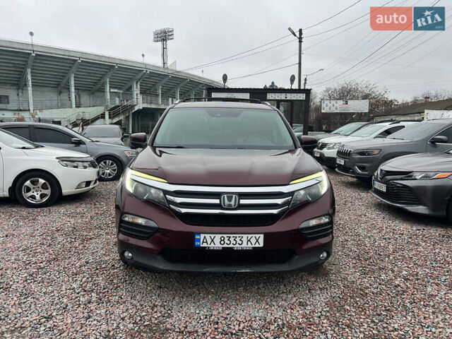 Красный Хонда Пилот, объемом двигателя 3.47 л и пробегом 179 тыс. км за 19999 $, фото 1 на Automoto.ua