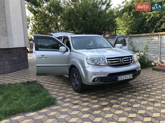Серый Хонда Пилот, объемом двигателя 3.47 л и пробегом 258 тыс. км за 14500 $, фото 9 на Automoto.ua