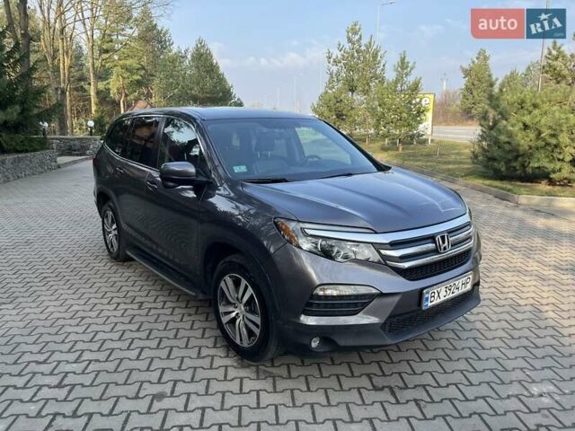 Серый Хонда Пилот, объемом двигателя 3.47 л и пробегом 184 тыс. км за 19500 $, фото 14 на Automoto.ua