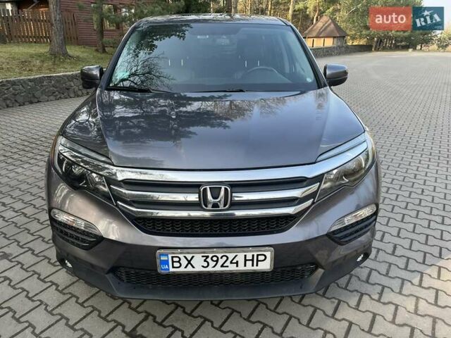Серый Хонда Пилот, объемом двигателя 3.47 л и пробегом 184 тыс. км за 18500 $, фото 15 на Automoto.ua