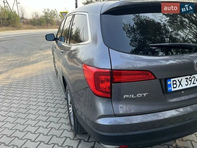 Серый Хонда Пилот, объемом двигателя 3.47 л и пробегом 184 тыс. км за 19500 $, фото 7 на Automoto.ua
