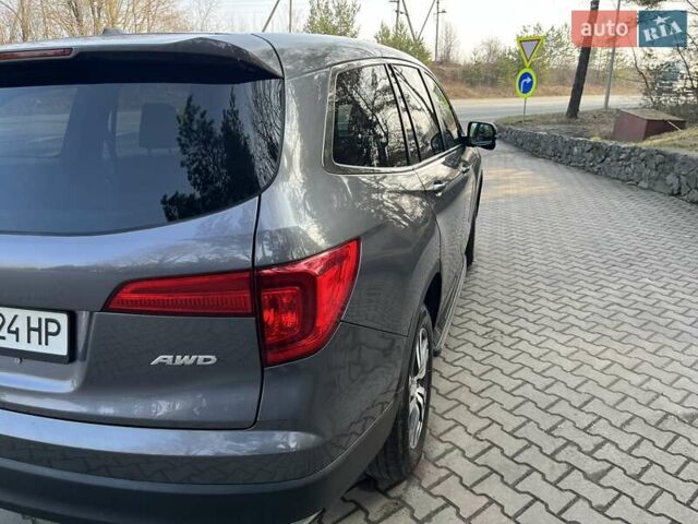 Серый Хонда Пилот, объемом двигателя 3.47 л и пробегом 184 тыс. км за 18500 $, фото 8 на Automoto.ua