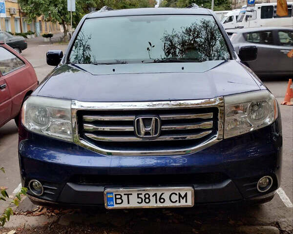 Синий Хонда Пилот, объемом двигателя 3.47 л и пробегом 104 тыс. км за 16999 $, фото 1 на Automoto.ua