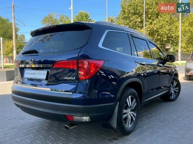 Синий Хонда Пилот, объемом двигателя 3.47 л и пробегом 162 тыс. км за 17500 $, фото 6 на Automoto.ua