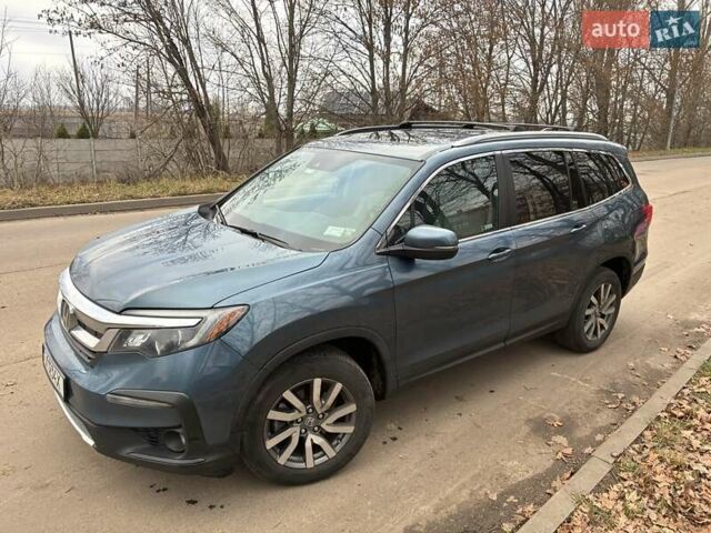 Синий Хонда Пилот, объемом двигателя 3.47 л и пробегом 110 тыс. км за 23000 $, фото 2 на Automoto.ua