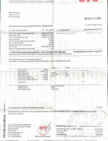 Синий Хонда CBF 600S, объемом двигателя 0.6 л и пробегом 21 тыс. км за 4600 $, фото 49 на Automoto.ua