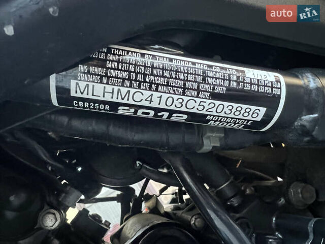 Красный Хонда CBR 250R, объемом двигателя 0.25 л и пробегом 25 тыс. км за 2500 $, фото 7 на Automoto.ua