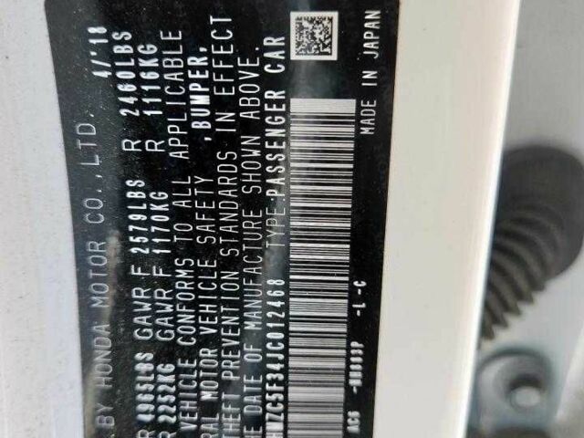 Белый Хонда FCX Clarity, объемом двигателя 0 л и пробегом 24 тыс. км за 4000 $, фото 12 на Automoto.ua