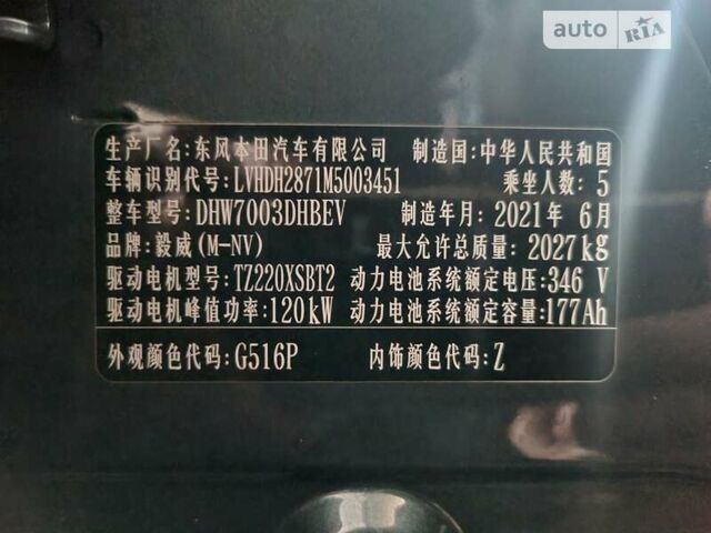 Сірий Хонда M-NV, об'ємом двигуна 0 л та пробігом 35 тис. км за 17499 $, фото 6 на Automoto.ua