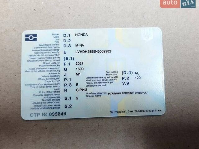 Серый Хонда M-NV, объемом двигателя 0 л и пробегом 6 тыс. км за 20999 $, фото 12 на Automoto.ua
