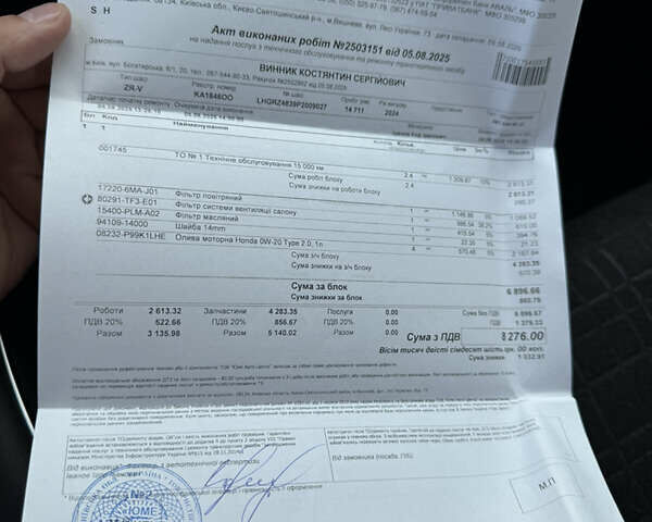 Белый Хонда ZR-V, объемом двигателя 1.99 л и пробегом 21 тыс. км за 33750 $, фото 10 на Automoto.ua