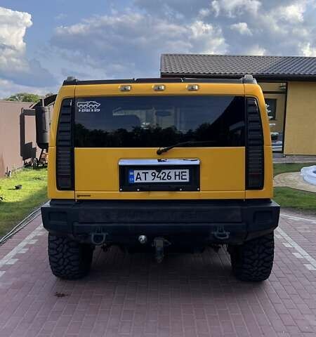 Жовтий Хаммер Н2, об'ємом двигуна 5.97 л та пробігом 175 тис. км за 23000 $, фото 5 на Automoto.ua