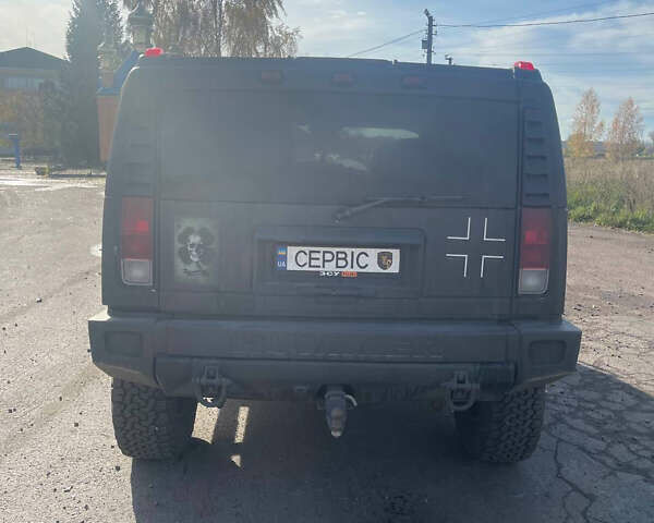 Серый Хаммер Н2, объемом двигателя 5.97 л и пробегом 346 тыс. км за 10999 $, фото 1 на Automoto.ua