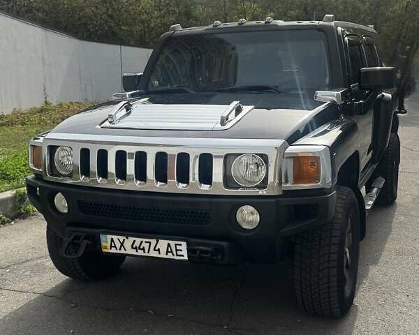 Черный Хаммер Н3, объемом двигателя 3.5 л и пробегом 220 тыс. км за 17500 $, фото 1 на Automoto.ua
