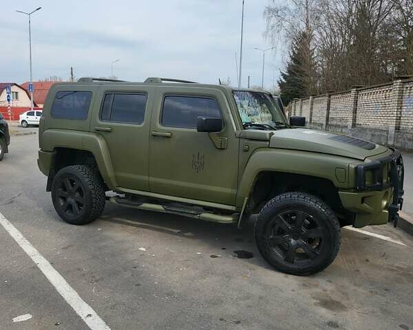Черный Хаммер Н3, объемом двигателя 3.65 л и пробегом 250 тыс. км за 10600 $, фото 1 на Automoto.ua