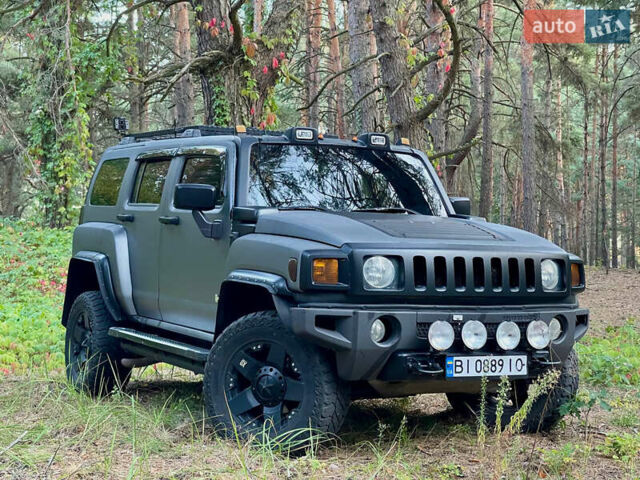 Сірий Хаммер Н3, об'ємом двигуна 3.7 л та пробігом 205 тис. км за 9900 $, фото 2 на Automoto.ua