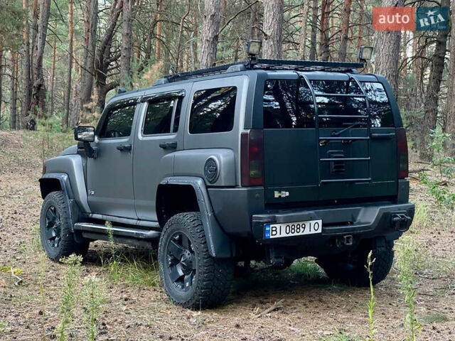 Сірий Хаммер Н3, об'ємом двигуна 3.7 л та пробігом 205 тис. км за 9900 $, фото 3 на Automoto.ua