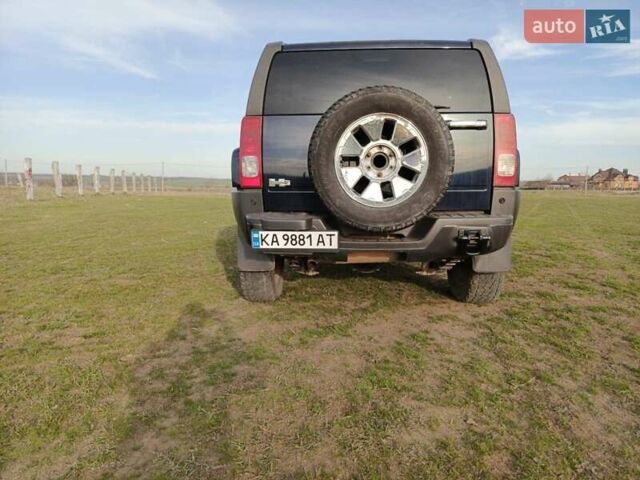 Синий Хаммер Н3, объемом двигателя 3.5 л и пробегом 128 тыс. км за 16200 $, фото 3 на Automoto.ua