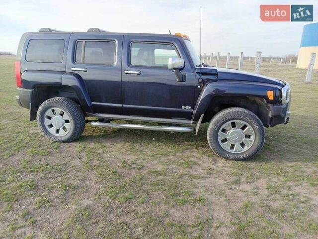 Синий Хаммер Н3, объемом двигателя 3.5 л и пробегом 128 тыс. км за 16200 $, фото 1 на Automoto.ua