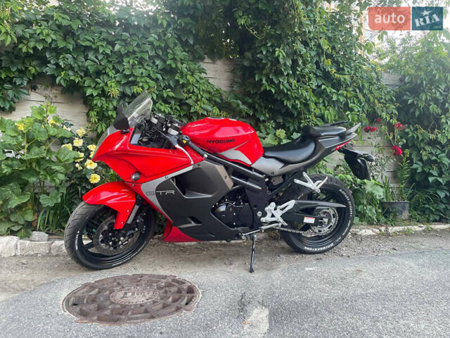 Красный Хьюсонг GT 650R, объемом двигателя 0.6 л и пробегом 9 тыс. км за 4000 $, фото 11 на Automoto.ua