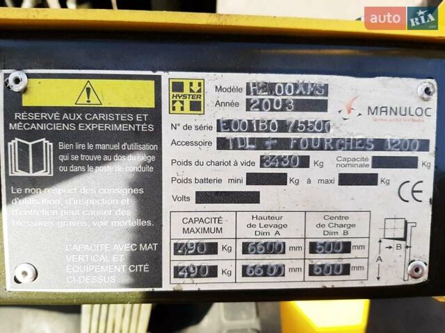 Желтый Хистер H 2.00ХM, объемом двигателя 2 л и пробегом 1 тыс. км за 10500 $, фото 5 на Automoto.ua