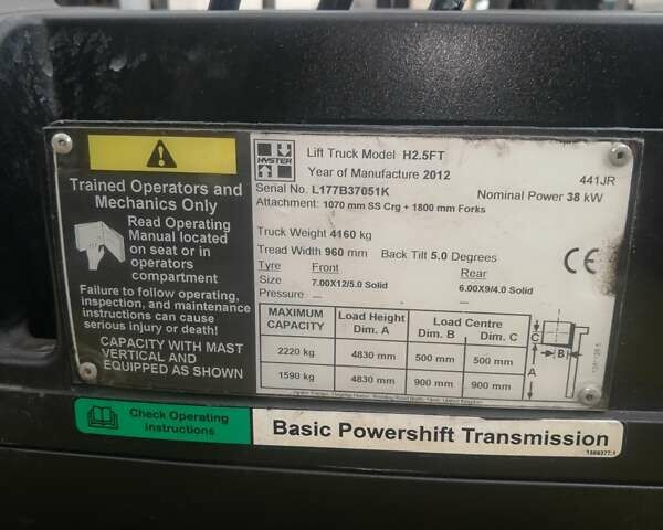 Желтый Хистер H 2.5FT, объемом двигателя 2 л и пробегом 6 тыс. км за 12499 $, фото 7 на Automoto.ua