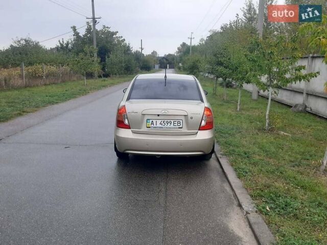Бежевый Хендай Акцент, объемом двигателя 1.4 л и пробегом 112 тыс. км за 5800 $, фото 11 на Automoto.ua