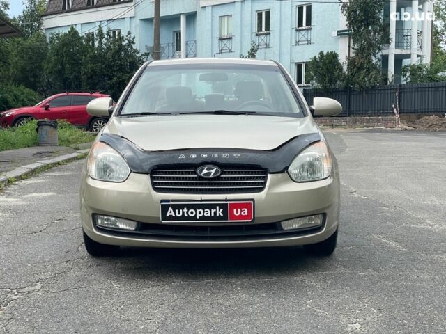 Бежевый Хендай Акцент, объемом двигателя 1.6 л и пробегом 182 тыс. км за 5690 $, фото 1 на Automoto.ua