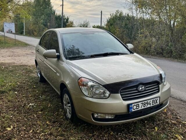 Бежевый Хендай Акцент, объемом двигателя 1.4 л и пробегом 159 тыс. км за 4200 $, фото 5 на Automoto.ua