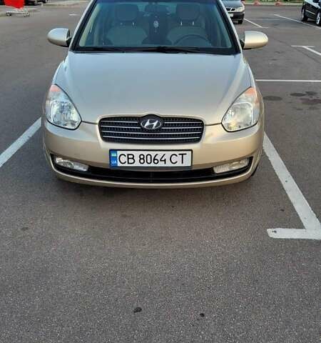 Бежевый Хендай Акцент, объемом двигателя 1.4 л и пробегом 120 тыс. км за 5350 $, фото 6 на Automoto.ua