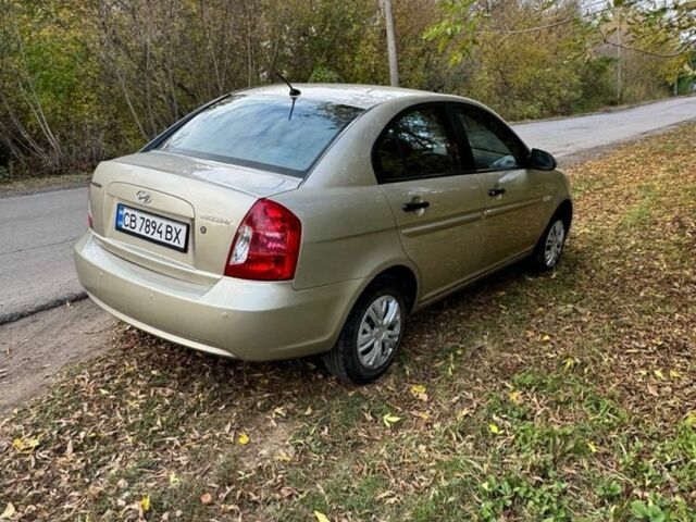 Бежевый Хендай Акцент, объемом двигателя 1.4 л и пробегом 159 тыс. км за 4200 $, фото 2 на Automoto.ua