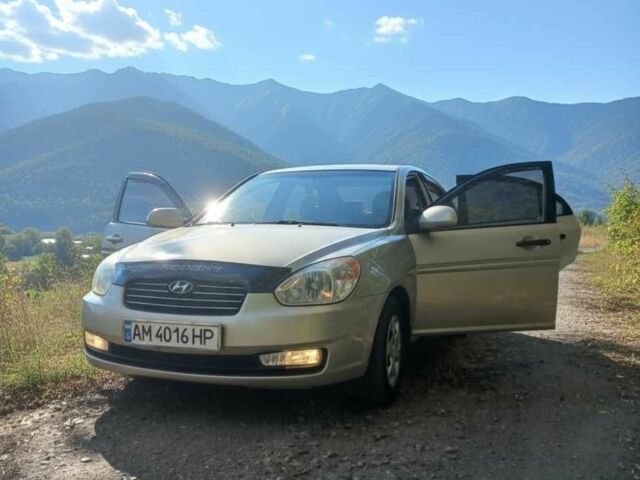 Бежевый Хендай Акцент, объемом двигателя 1.4 л и пробегом 192 тыс. км за 5200 $, фото 14 на Automoto.ua