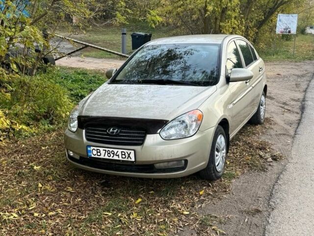 Бежевый Хендай Акцент, объемом двигателя 1.4 л и пробегом 159 тыс. км за 4200 $, фото 1 на Automoto.ua