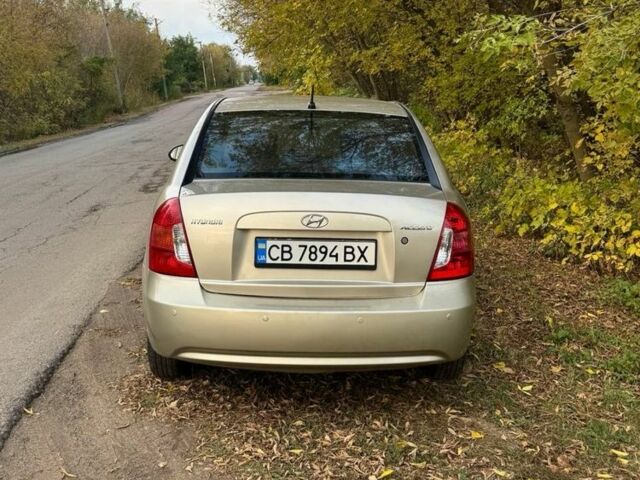 Бежевый Хендай Акцент, объемом двигателя 1.4 л и пробегом 159 тыс. км за 4200 $, фото 4 на Automoto.ua