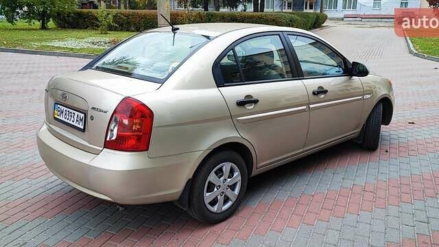 Бежевый Хендай Акцент, объемом двигателя 1.4 л и пробегом 58 тыс. км за 5700 $, фото 1 на Automoto.ua