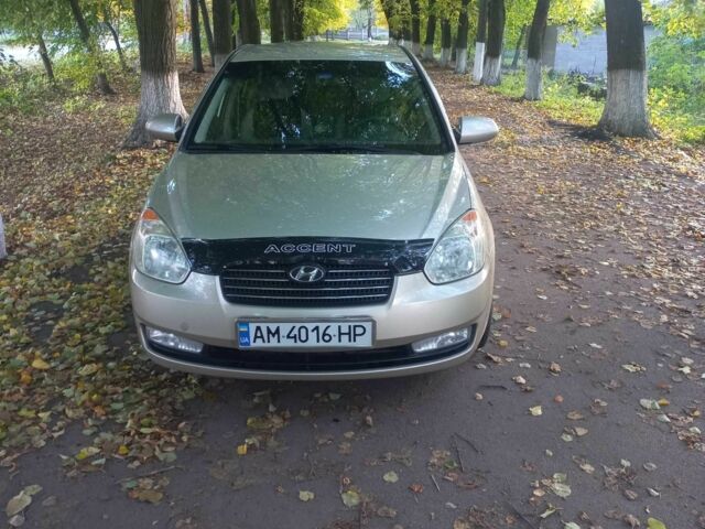 Бежевый Хендай Акцент, объемом двигателя 1.4 л и пробегом 192 тыс. км за 5200 $, фото 12 на Automoto.ua