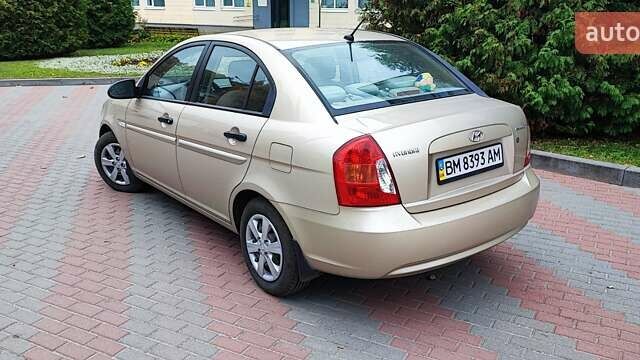 Бежевый Хендай Акцент, объемом двигателя 1.4 л и пробегом 58 тыс. км за 5700 $, фото 7 на Automoto.ua
