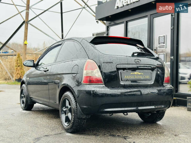 Черный Хендай Акцент, объемом двигателя 1.4 л и пробегом 123 тыс. км за 4550 $, фото 11 на Automoto.ua