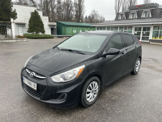Черный Хендай Акцент, объемом двигателя 1.6 л и пробегом 200 тыс. км за 5500 $, фото 1 на Automoto.ua