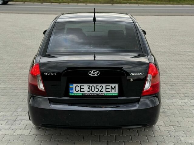 Хендай Акцент 2007 в Черновцах на Automoto.ua Черный Хендай Акцент, объемом двигателя 1.4 л и пробегом 345 тыс. км за 3600 $, фото 5 на Automoto.ua