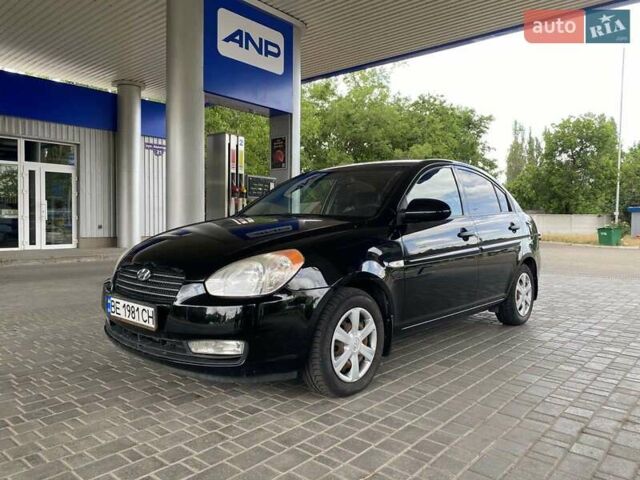 Черный Хендай Акцент, объемом двигателя 1.4 л и пробегом 93 тыс. км за 5800 $, фото 8 на Automoto.ua