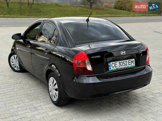 Хендай Акцент 2007 в Черновцах на Automoto.ua Черный Хендай Акцент, объемом двигателя 1.4 л и пробегом 345 тыс. км за 3600 $, фото 9 на Automoto.ua
