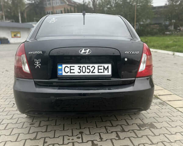 Чорний Хендай Акцент, об'ємом двигуна 1.4 л та пробігом 344 тис. км за 3400 $, фото 11 на Automoto.ua