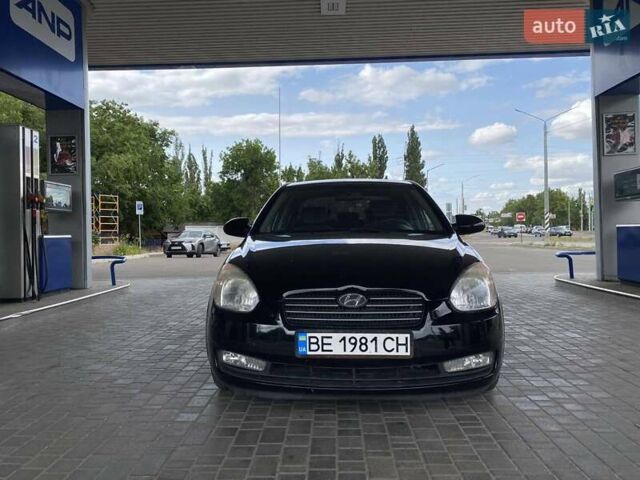 Чорний Хендай Акцент, об'ємом двигуна 1.4 л та пробігом 93 тис. км за 5999 $, фото 1 на Automoto.ua