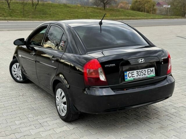 Хендай Акцент 2007 в Черновцах на Automoto.ua Черный Хендай Акцент, объемом двигателя 1.4 л и пробегом 345 тыс. км за 3600 $, фото 4 на Automoto.ua