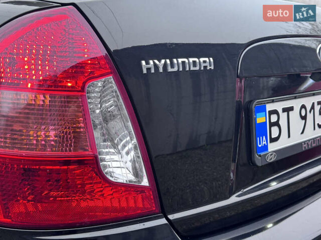 Черный Хендай Акцент, объемом двигателя 1.4 л и пробегом 139 тыс. км за 5999 $, фото 15 на Automoto.ua